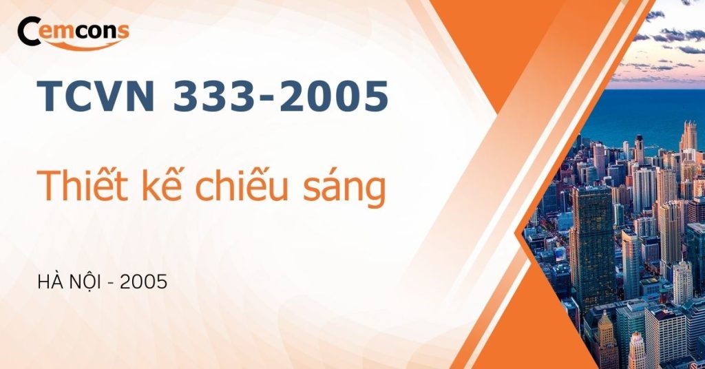 TCVN 333-2005_ Thiết kế chiếu sáng
