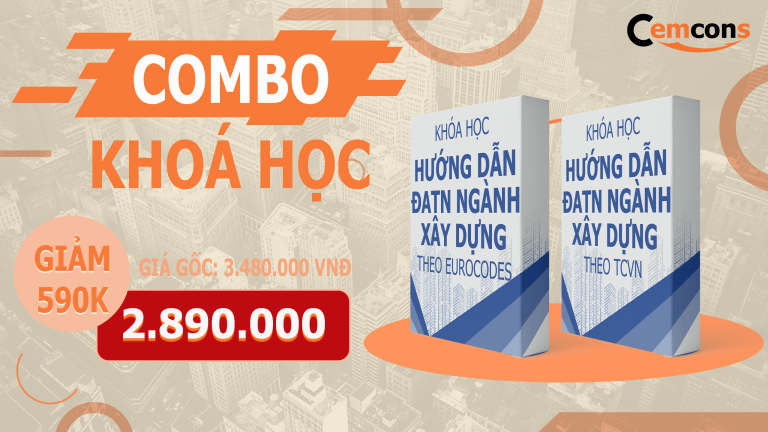 Combo Thiết Kế Kết Cấu Chuyên Sâu Bằng TCVN và Eurocodes