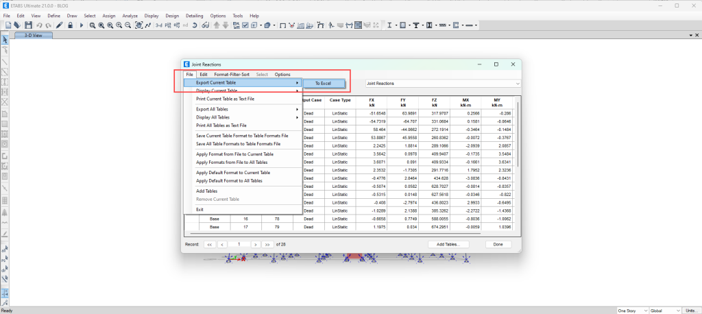 Guide 6 - Export to Excel