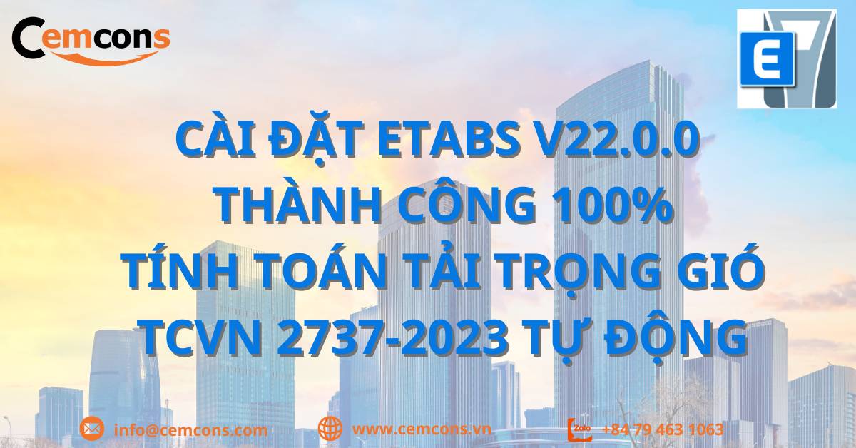 Cài đặt ETABS V22.0.0