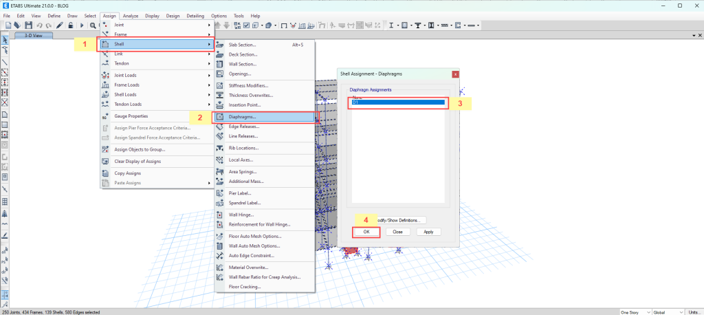 Guide 3 - Gán Diaphragm