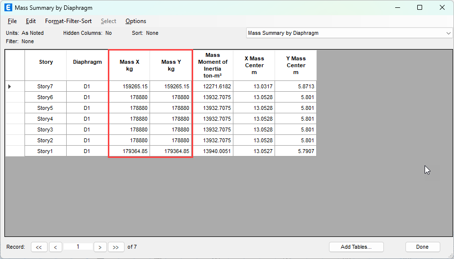 Guide 5 - Diaphragm Results