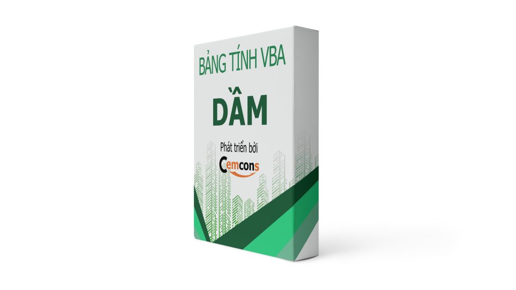 File tính dầm VBA Excel tự động hóa