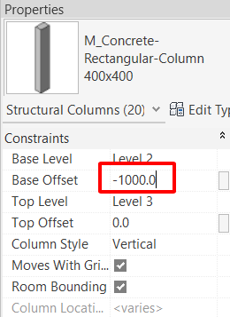 Chỉnh Base offset về lại 0