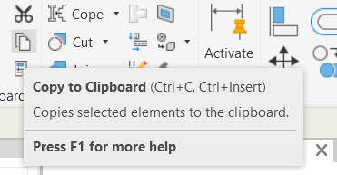 Chọn lệnh Copy to Clipboard
