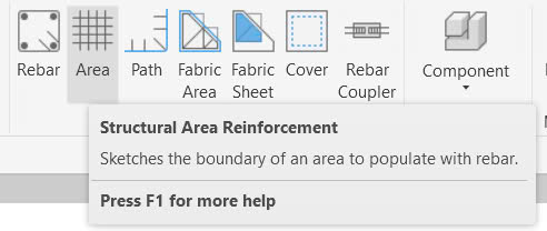 Lệnh Structure Area Reinforcement