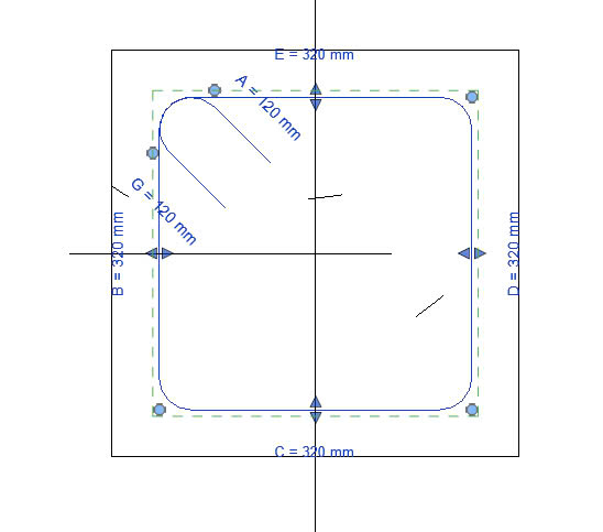 Vị trí đặt cốt đai trên mặt cắt ngang
