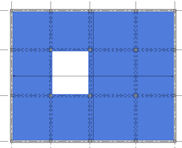 Vị trí đặt sàn bê tông có lỗ mở