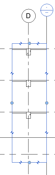 View mặt cắt của dầm
