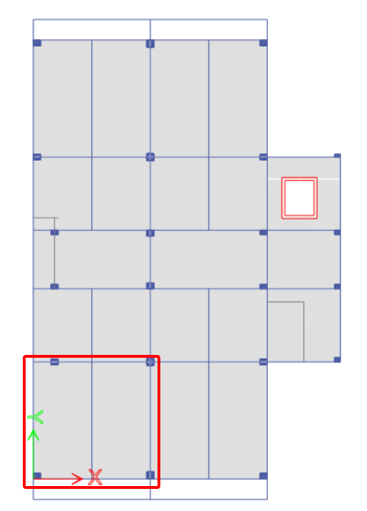 Chia dải strip 1m 2m ảnh hưởng tới nội lực