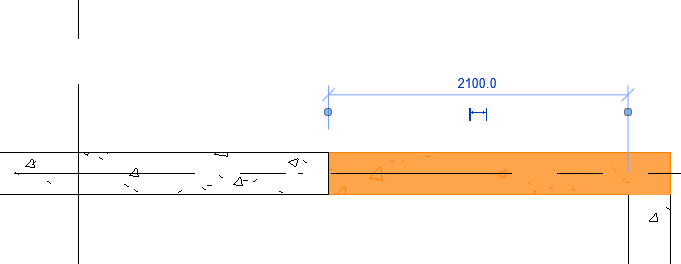 Phần tử được chia thành hai đoạn độc lập