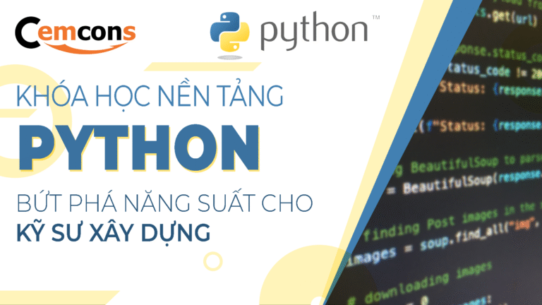 Nhập môn Python cho kĩ sư Xây Dựng