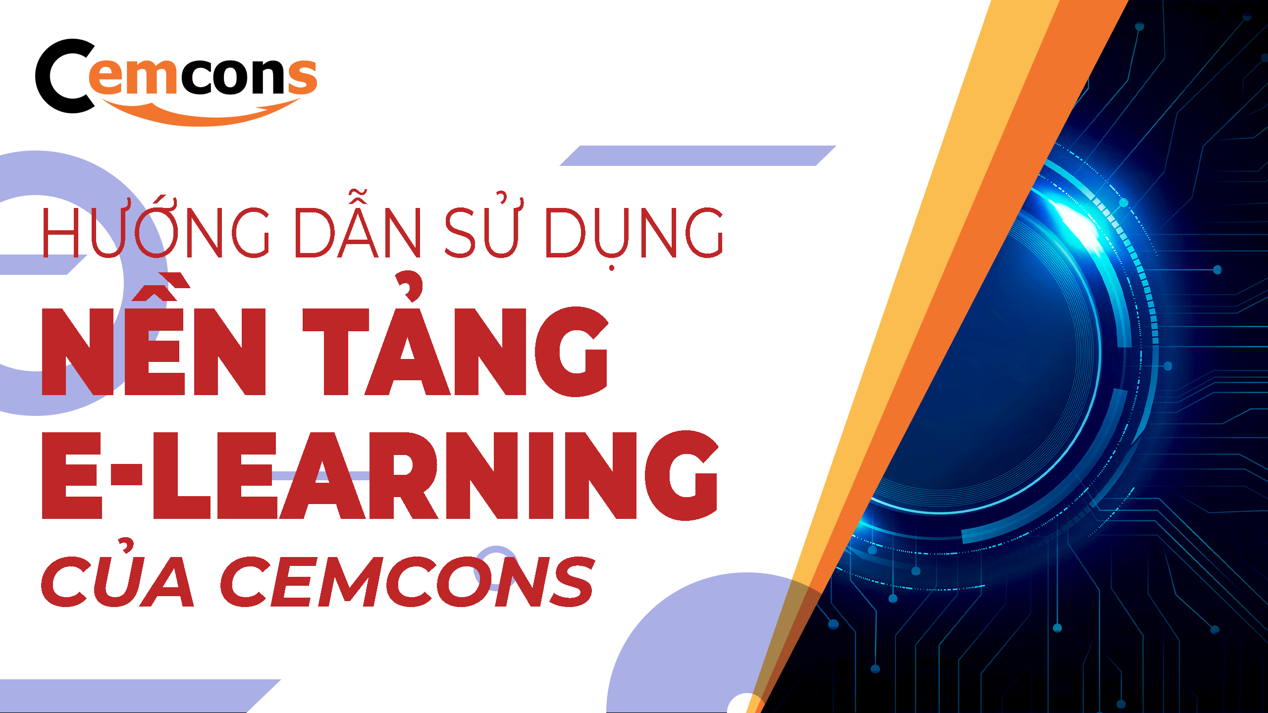 Hướng dẫn sử dụng nền tảng E-learning Cemcons